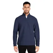 North End Men's Spirit Textured Quarter-Zip Jacket NE725