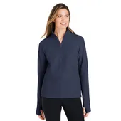 North End Ladies' Spirit Textured Quarter-Zip Jacket NE725W