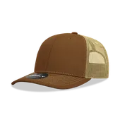 Decky 6 Panel Mid Profile Structured Contra-Stitch Trucker Cap 6031