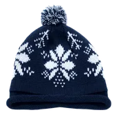 Decky Snowflake Roll Up Beaine W/Pom 611B