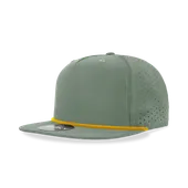 Decky 5 Panel High Profile Relaxed Perforated Performance Rope Hat 6226