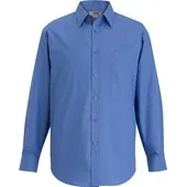 Edwards Mens Essential Broadcloth Long Sleeve Shirt 1354