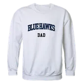 W Republic Dickinson State Blue Hawks Dad Crewneck 562-514