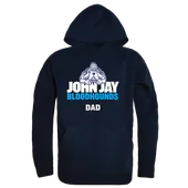 W Republic John Jay College Bloodhounds Dad Hoodie 563-656