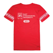 W Republic East Stroudsburg Warriors Women's Property Football Tee 533-515