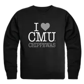 W Republic Cent. Michigan Chippewas I Love Crewneck 552-114