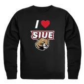 W Republic Southern Illinois Edwardsville Cougars I Love Crewneck 552-429