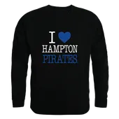 W Republic Hampton University Pirates I Love Crewneck 552-489