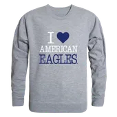 W Republic American University Eagles I Love Crewneck 552-498