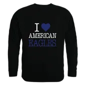 W Republic American University Eagles I Love Crewneck 552-498