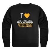 W Republic Augustana Vikings I Love Crewneck 552-500