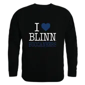 W Republic Blinn Buccaneers I Love Crewneck 552-501