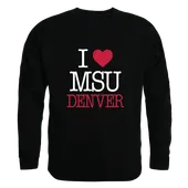 W Republic MSU Denver Roadrunners I Love Crewneck 552-542