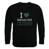 W Republic Montana Tech Orediggers I Love Crewneck 552-550