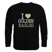 W Republic Oral Roberts Golden Eagles I Love Crewneck 552-566