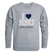 W Republic Rogers State Hillcats I Love Crewneck 552-576