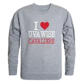 W Republic UVA Wise Cavaliers I Love Crewneck 552-601