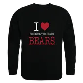 W Republic Bridgewater State Bears I Love Crewneck 552-620