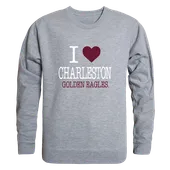 W Republic Charleston Golden Eagles I Love Crewneck 552-630