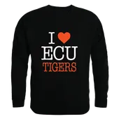 W Republic East Central University Tigers I Love Crewneck 552-638