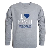 W Republic Fort Valley State Wildcats I Love Crewneck 552-642