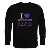 W Republic Hunter College Hawks I Love Crewneck 552-654