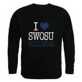 W Republic Southwestern Oklahoma State Bulldogs I Love Crewneck 552-675