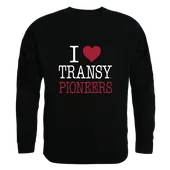 W Republic Transylvania University Pioneers I Love Crewneck 552-679