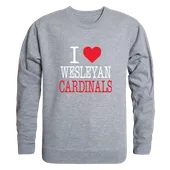 W Republic Wesleyan Cardinals I Love Crewneck 552-683