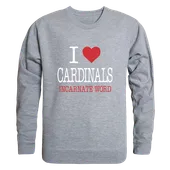 W Republic Incarnate Word Cardinals I Love Crewneck 552-687