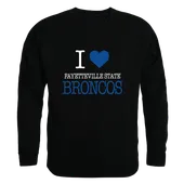 W Republic Fayetteville State Broncos I Love Crewneck 552-716