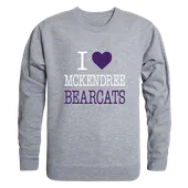 W Republic McKendree Bearcats I Love Crewneck 552-721