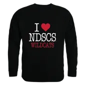 W Republic NDSCS Wildcats I Love Crewneck 552-724