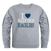 W Republic Wake Tech Eagles I Love Crewneck 552-731