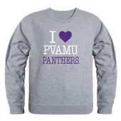 W Republic Prairie View A&M Panthers I Love Crewneck 552-738