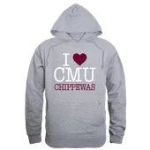 W Republic Cent. Michigan Chippewas I Love Hoodie 553-114