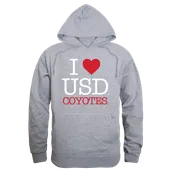 W Republic South Dakota Coyotes I Love Hoodie 553-148