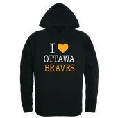 W Republic Ottawa Braves I Love Hoodie 553-253