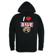 W Republic Southern Illinois Edwardsville Cougars I Love Hoodie 553-429