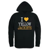 W Republic American Int. College Yellow Jackets I Love Hoodie 553-449