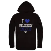 W Republic Wellesley College Blue I Love Hoodie 553-486