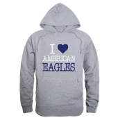 W Republic American University Eagles I Love Hoodie 553-498