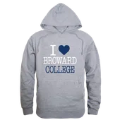 W Republic Broward College Seahawks I Love Hoodie 553-504