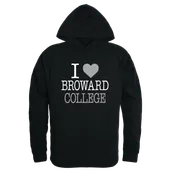 W Republic Broward College Seahawks I Love Hoodie 553-504