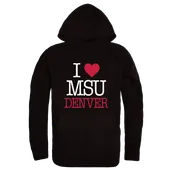 W Republic MSU Denver Roadrunners I Love Hoodie 553-542