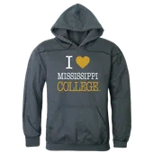 W Republic Mississippi College Choctaws I Love Hoodie 553-544