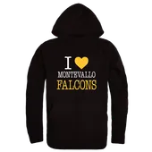 W Republic Montevallo Falcons I Love Hoodie 553-551