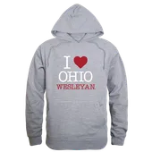 W Republic Ohio Wesleyan Bishops I Love Hoodie 553-564