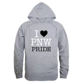 W Republic Purdue Northwest Lion I Love Hoodie 553-572