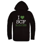 W Republic State College Of Florida Manatees I Love Hoodie 553-592